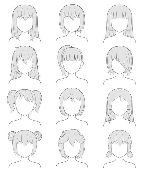 Cara menggambar rambut anime cowok  3 level cara menggambar